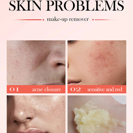 Makeup Removal Balm for Face Mild Non-irritating Makeup Remover Deep Clean and Moisturizing