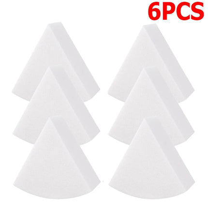 Triangle Soft Makeup Sponge 30Pcs/Set Wet and Dry Use Fan Shaped Puff Foundation Concealer Smearing Powder Puff Cosmetics Tool