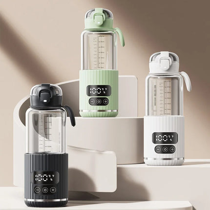 New portable wireless constant temperature milk regulator for babies to prepare milk when going out and heated thermos cup