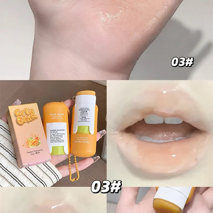 Gegebear Delicate and Moisturizing Lip Balm, Colorless Lip Care, Summer Moisturizing and Hydrating, Lipstick Primer, Lip Balm for Beauty, Moisturizing and Repairing, Anti-Dry and Anti-Cracking, Refreshing and Non-Sticky, Long