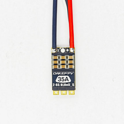 DAKEFPV 35A 45A BLHeli_S BLS 2-6S ESC Built-in Programmable RGB LED ONESHOT125 D-Shot 150/300/600 For RC FPV Quadcopter Frame