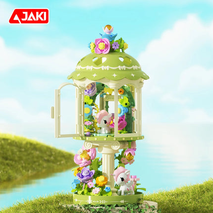 JAKI High Brick Building Blocks Toys Set, Forest Lighthouse Night Light, Home Decor, Educational Building Toys, Birthday Gift