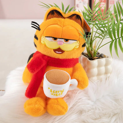 Garfield Original Plush Toy 10-30cm Garfield Cat Teen Adult Version Stuffed Doll Anime Plushie Christmas Birthday Gifts