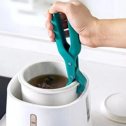 Multi-Purpose Anti-Scald Bowl Holder Clip Solid Color Color Anti 2 Scalding Home Clip Tools Silicone Kitchen