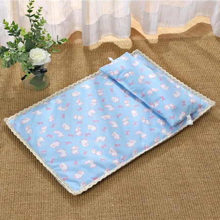 Portable Summer Cooling Mat for Dogs And Cats Waterproof Non-Slip Pet Bed Pad with Instant Cooling Technology