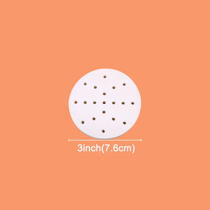 New Air Fryer Paper Special For Baking Kitchen Food Oil-proof Double-sided Silicone Oil Paper Non-Stick Steamer Pad Mat Papers