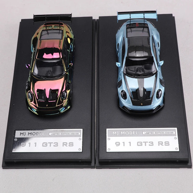 MJ 1:64  911 GT3 RS Die-cast alloy simulation car model toy
