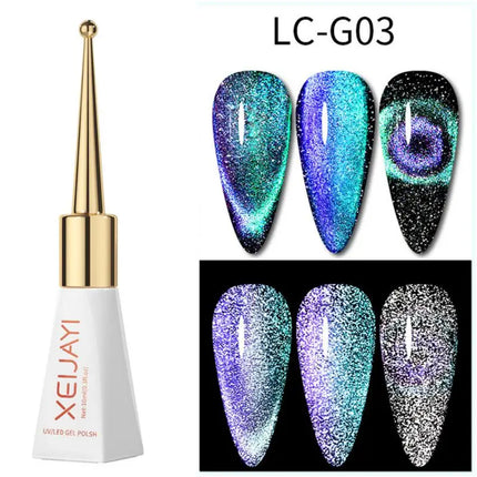 Cat's Eye Series Flash Nail Polish Gel Semi Permanent Quick-drying Phototherapy Glue Soak Off UV LED Varnish Manicure Decoration