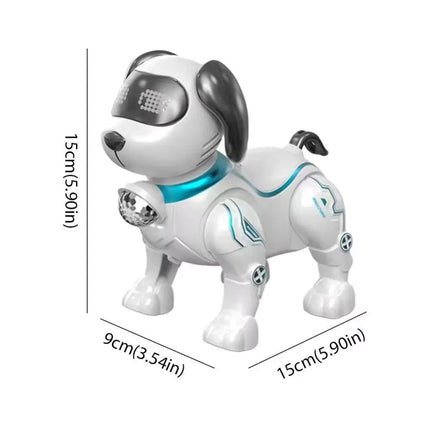 Plastic Electronic Robot Dog Toy with Light Interactive Touch Pets Toys Robotic Dogs Programmable Smart Electronic Stunt Pet