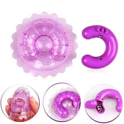 Electric Nipple Massager Breast Enlargement Vibrator Wearable Vibration Stimulator BDSM Sex Toys Female Masturbator Adult Toy