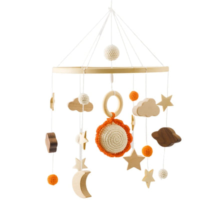 Baby Cloud Rattles Crib Mobiles Toys 0-12 Months Bell Musical Box Newborn Bed Bell Toddler Rattles Carousel For Musical Toy Gift