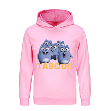 Funny Cartoon Grizzly Bear Clothes Kids Grizzy and The Lemmings Hoodie Boys Graphic Sweatshirt Baby Girls Pullover Hooded Jumper