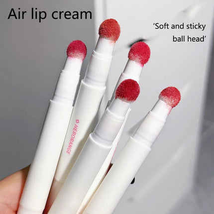 Waterproof And Durable Air Lip Gloss Matte Velvet Cushion Lip Cream Lip Powder Cream Women's Natural White Lip Gloss