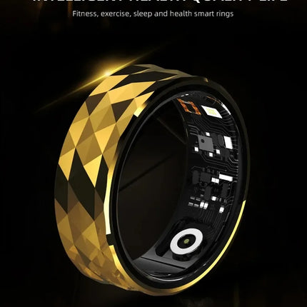 R12M Smart Ring Men's Women's Health Monitoring Sports Mode IP68 & 5ATM Waterproof Sports Smart Ring New Health Smart Ring
