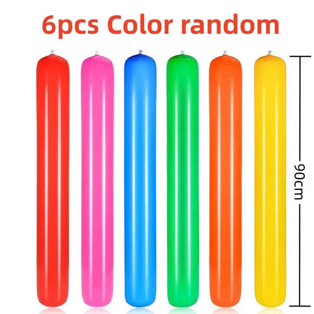 90cm inflatable stick balloon toy outdoor game kindergarten adult toy water game toy party decoration party cheerleading sports