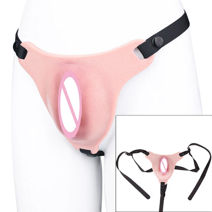 ANOSX Silicone Chastity Cage Device Male Chastity Belt Strapon Penis Sleeve Realistic Clitoris Vagina Wish BDSM Sex Toys For Men