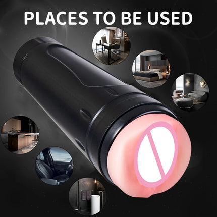 1pc Male Masturbator Artificial Vaginal For Men 18 Penis Pump Glans Sucker Real Pussy Sex Toys Erotic Goods juguetes sexuales