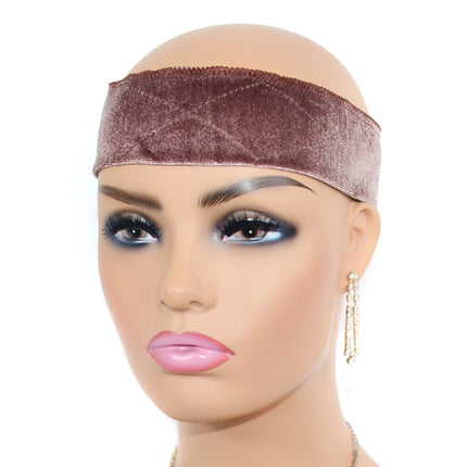 1PC Adjustable Wig Grip Band for Lace Front, No-slip Velvet Wig Grip Headbands for Women Keeping Wigs in Place