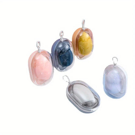 1PC Space capsule beauty egg with storage box set of makeup egg sponge BB cream liquid foundation wet and dry beauty egg