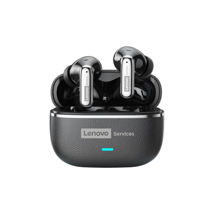 Choice Lenovo LE208 Wireless Earphones Bluetooth V6.0 HIFI Headphone Leather Texture Gaming Headset with Mic Music Earbuds