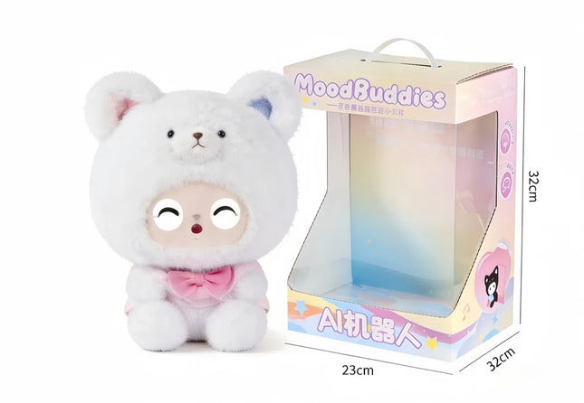 Cute posture gift giving early education AI plush toy birthday gift GPT interactive toy dialogue intelligent companionship