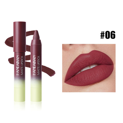 8 Colors Matte Lipstick Long Lasting Waterproof Hydrating Lip Liner Non Sticky Lightweight Velvet Lipliner Moisturizing Cosmetic