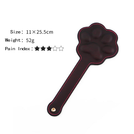 SP Tools Leather Temperature Color Changing 3D Cat Paw Spanking Adult Couple Play Toys Punishment Training Whip Spank Beat Toys