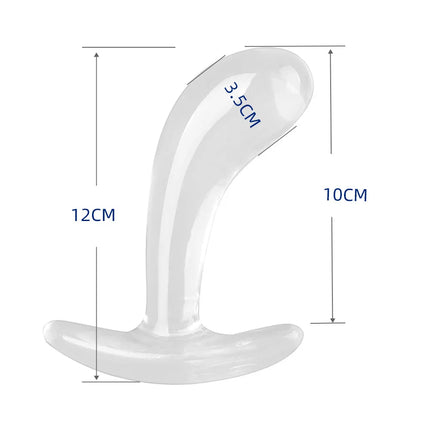 Unisex TPE Thumb Anal Butt Plug 3-Piece Set Prostate Massage Insert G-Spot Wearable Stimulation Sex Toy for Adults Men Women
