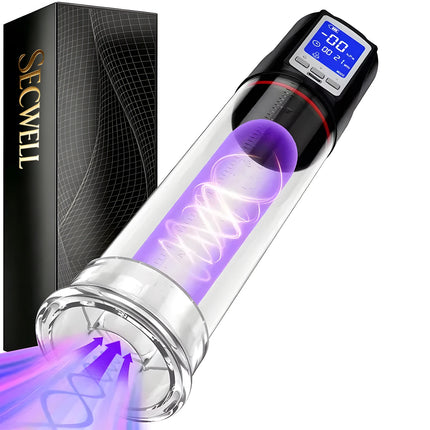 Electric Male Vacuum Suction Sucking Masturbation Peni Exercise Delay Enlargement Automatic Penis Pump Adult Sex Toys for Men