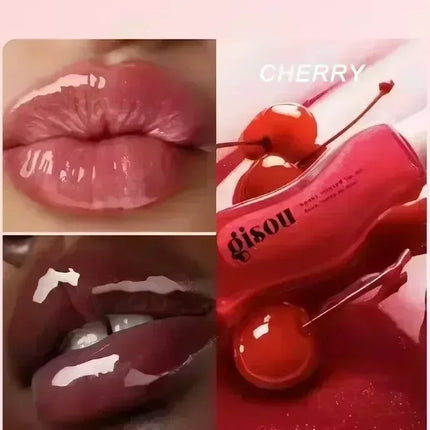 Gisou Original Moisturizing Watermelon Lip Oil Gloss Care Of The Lips Benetitnt For Lips Plumping Exfoliating Plumping Lip Balm