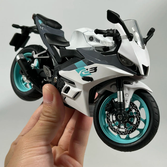 1:12 Yamaha YZF R3 Sports Motorcycle Alloy Metal Diecast Model Racing Motorcycle Collectibles Desktop Display Decoration Present