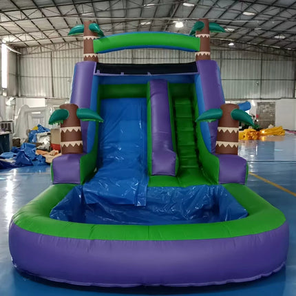 Aeor water slide inflatable 15ft water side commercial grade