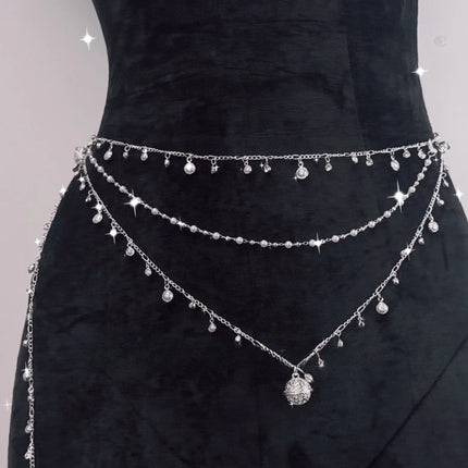 2026 Body Chain with Nipple Clamps Collar All-in-One BDSM Training Set Paired with Waist Chain Unisex Sexy Accessories Sex Toys