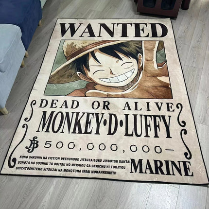 Anime One Pieces Manga Soft Anti-slip Area Rugs Home Bedroom Cartoon Deco Kitchen Bathroom Non-slip Mat Doormat Birthday Gift