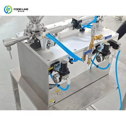 Small business semi-automatic desktop cosmetic dosing machine for liquid foundation lip gloss mascara