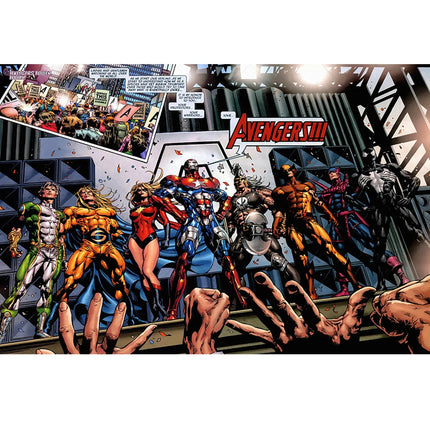 Marvel Superhero Photography Backdrop Banner Avengers Theme Party Kids Birthday  Party Studio Room Decor Custom Background