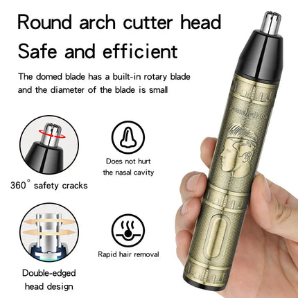 HIENA 3 In 1 Hair Clipper Portable Cordless Hair Beard Shavers For Men Electric Nose Hair Beard Shaving Razor Set Hair Cutters