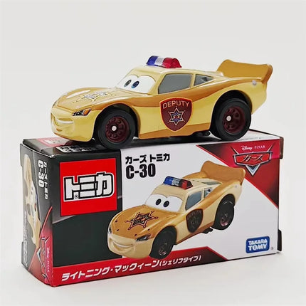 Takara Tomy Cars Lightning McQueen Jackson Storm Alloy car model die-casting collection gift giving classic children's gift toys
