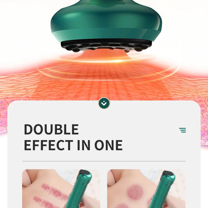 Tricolor Electric Massager GuaSha Anti Cellulite Vacuum Suction Cup Beauty Health Scraping Infrared Heat Slimming Massage Thera