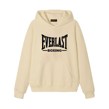 2025 New Everlast Logo Font Graphic Hoodie Men women Harajuku fashion Casual Trends Sweatshirt vintage Long sleeve pullover