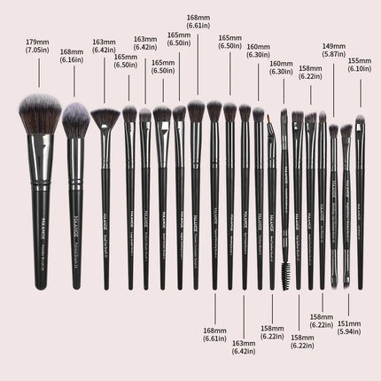 MAANGE 20Pcs Professional Makeup Brushes Set Foundation Concealer Eyeshadow Blush Brush Blending Beauty Tools with Portable Box