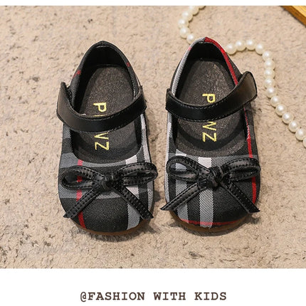 NEW Classic Winter Princess Shoes Baby Soft-solar Toddler Shoes Girl Children Plate Cloth Single Shoes 0-3 Years Old Bow Sandals