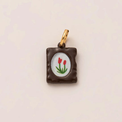 Simple style cute small animal series pendant fox stainless steel accessories gold plated