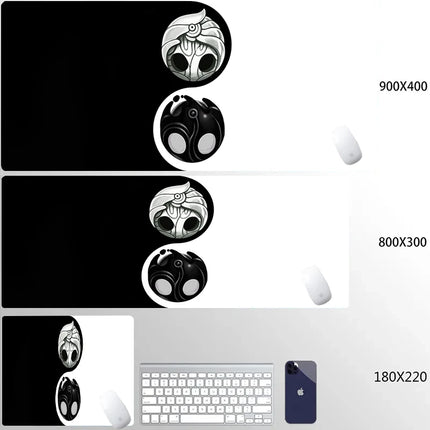 Large Hollow Knight PC Gaming Accessories Mouse Pad Office Laptop Cartoon Game Cabinet Mousepad Anime Cute HD Table Mat Carpet