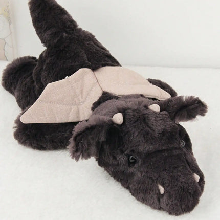 1PC 38cm Dragon Plush Toy, Soft Pterosaur Stuffed Doll, Cute Sleeping Pillow, Ideal Christmas Halloween Birthday Easter Gift