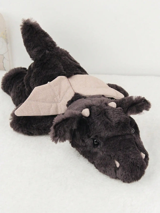 1PC 38cm Dragon Plush Toy, Soft Pterosaur Stuffed Doll, Cute Sleeping Pillow, Ideal Christmas Halloween Birthday Easter Gift