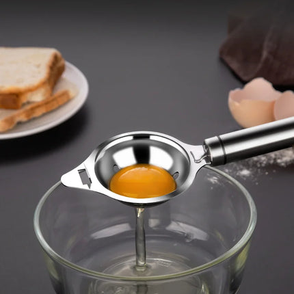 Egg White Separator Stainless Steel Tools Eggs Yolk Filter Gadgets Kitchen Accessories Separating Funnel Spoon Divider Utensils