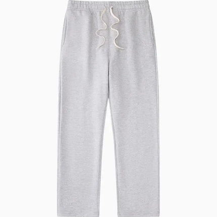 High-end sweatpants made of 350g American retro blended fabric, custom logo, casual and loose fit, breathable, large size sweatp