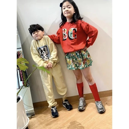 Spring Summer BC New Children's Hoodies with Cartoon Patterns Comfortable Versatile Fashionable and Vibrant Children's Clothing