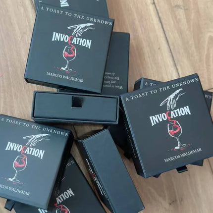 Invocation Trick by Invisible Compass Wine Reveal Mind Reading Mentalism Close Up Illusion Gimmick Magician Props Magic Tricks